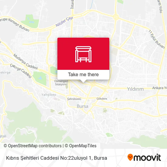Kıbrıs Şehitleri Caddesi No:22uluyol 1 map