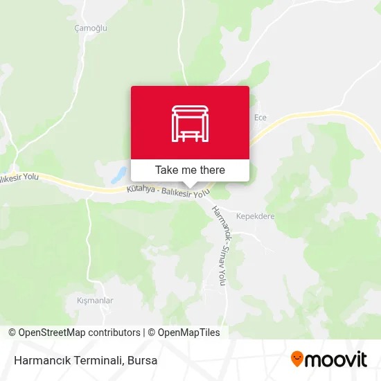 Harmancık Terminali map