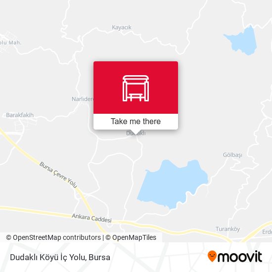 Dudaklı Köyü İç Yolu map