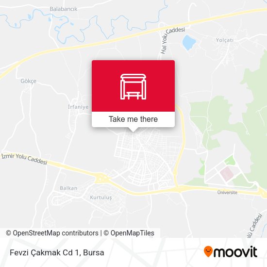 Fevzi Çakmak Cd 1 map