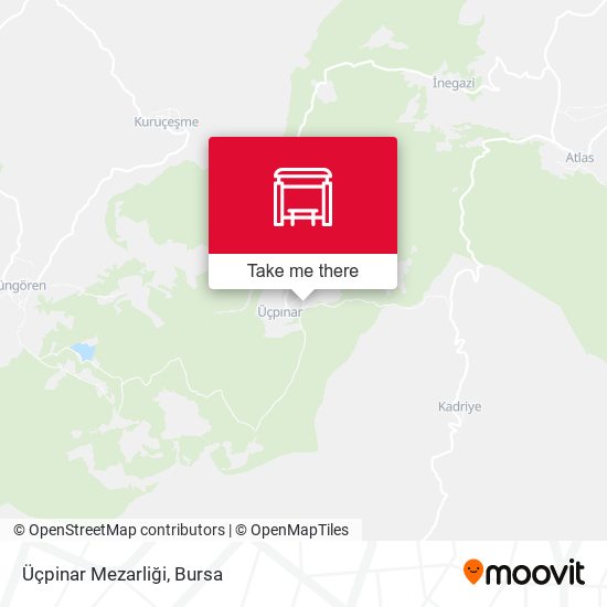 Üçpinar Mezarliği map