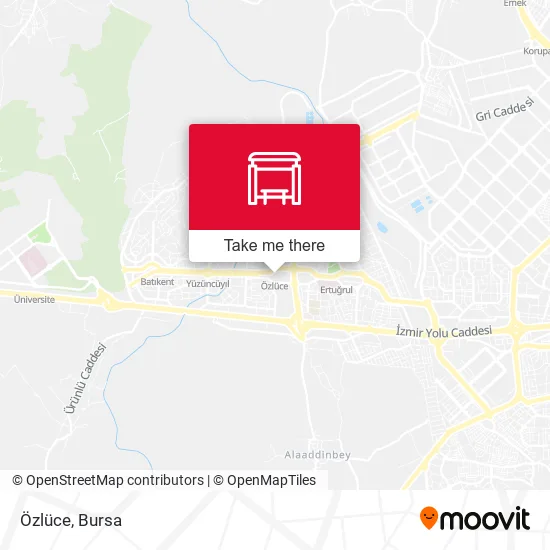 Özlüce map