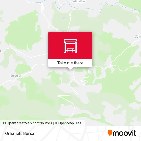 Orhaneli map