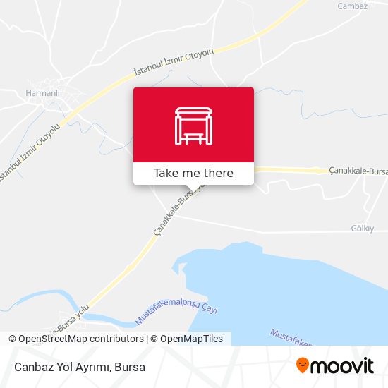 Canbaz Yol Ayrımı map