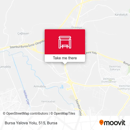 Bursa Yalova Yolu, 515 map