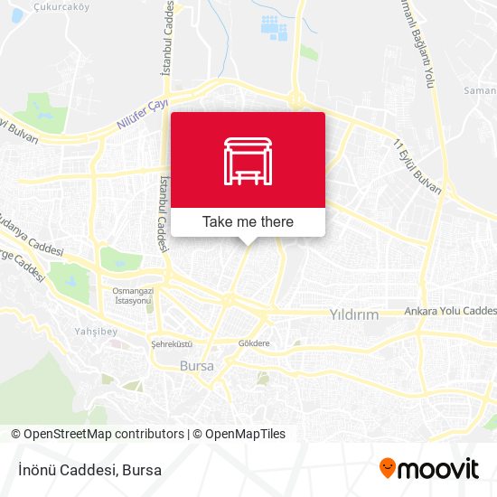 İnönü Caddesi map