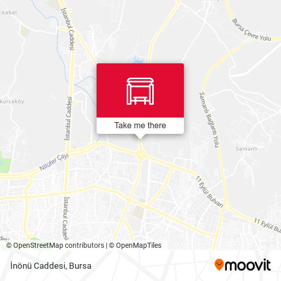 İnönü Caddesi map