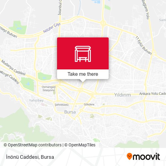 İnönü Caddesi map