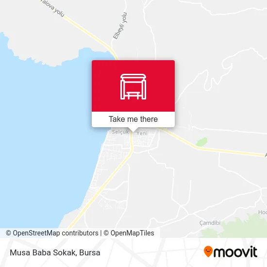 Musa Baba Sokak map
