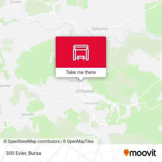 300 Evler map