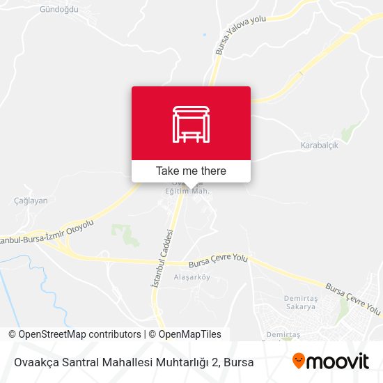 Ovaakça Santral Mahallesi Muhtarlığı 2 map