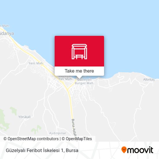 Güzelyalı Feribot İskelesi 1 map