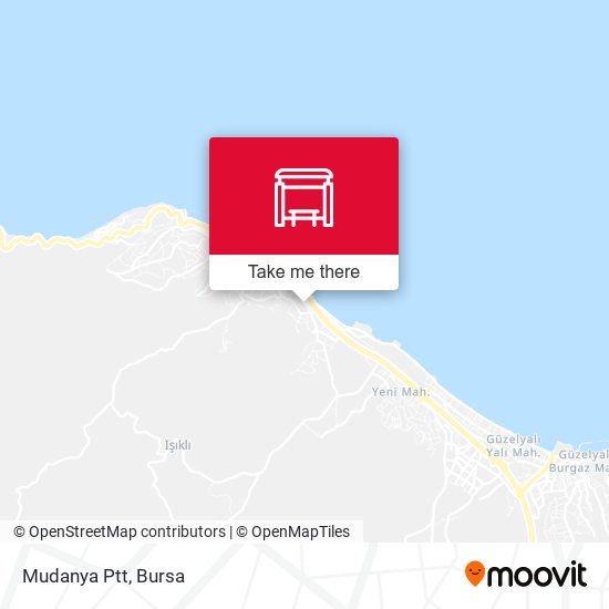 Mudanya Ptt map