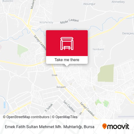 Emek Fatih Sultan Mehmet Mh. Muhtarlığı map