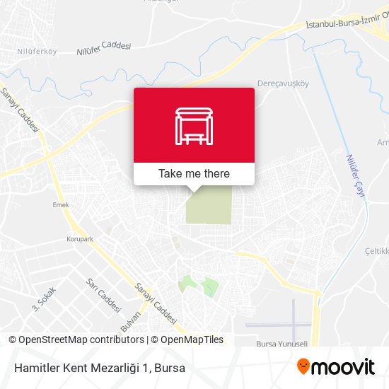Hamitler Kent Mezarliği 1 map