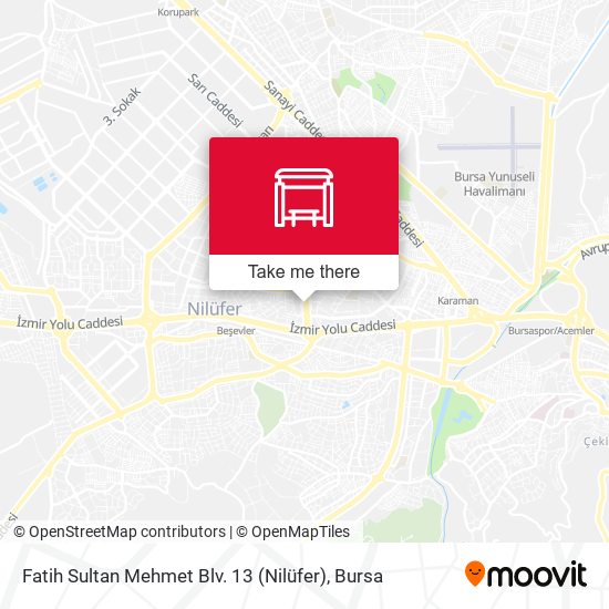 Fatih Sultan Mehmet Blv. 13 (Nilüfer) map