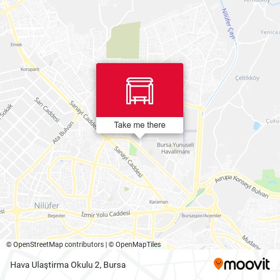 Hava Ulaştirma Okulu 2 map