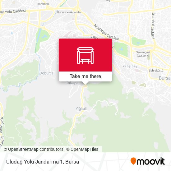 Uludağ Yolu Jandarma 1 map