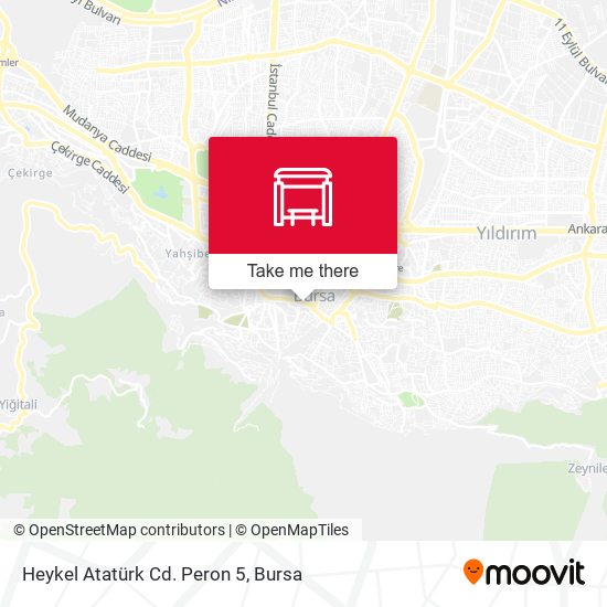 Heykel Atatürk Cd. Peron 5 map