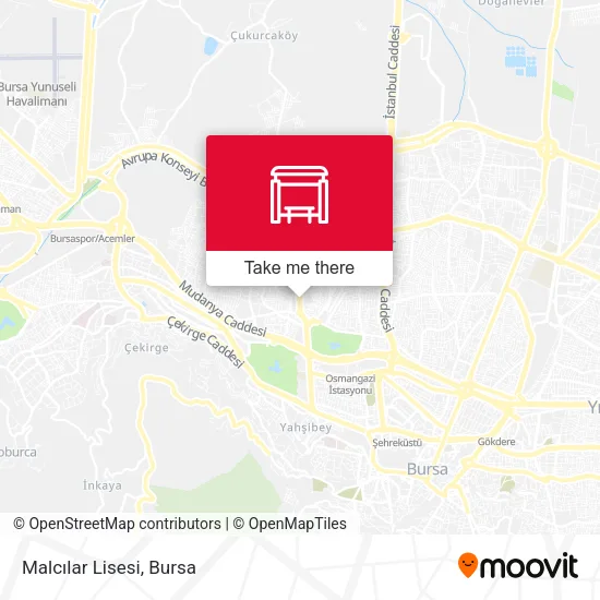 Malcılar Lisesi map