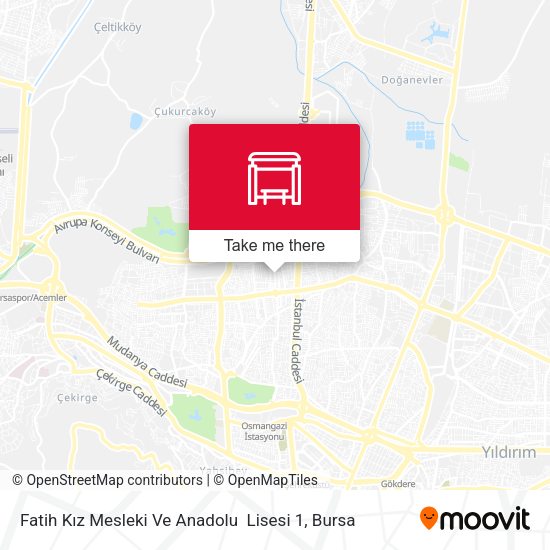 Fatih Kız Mesleki Ve Anadolu  Lisesi 1 map