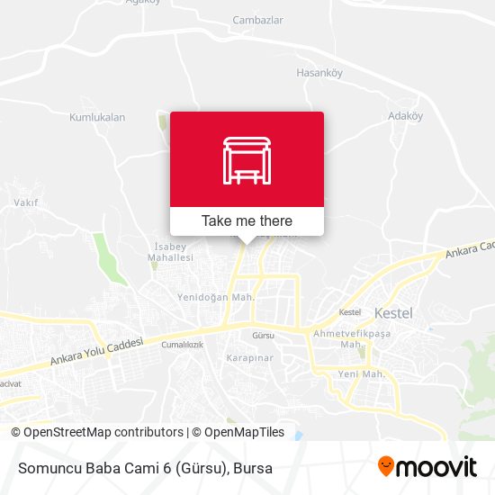 Somuncu Baba Cami 6 (Gürsu) map