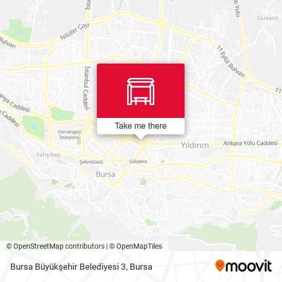 Bursa Büyükşehir Belediyesi 3 map