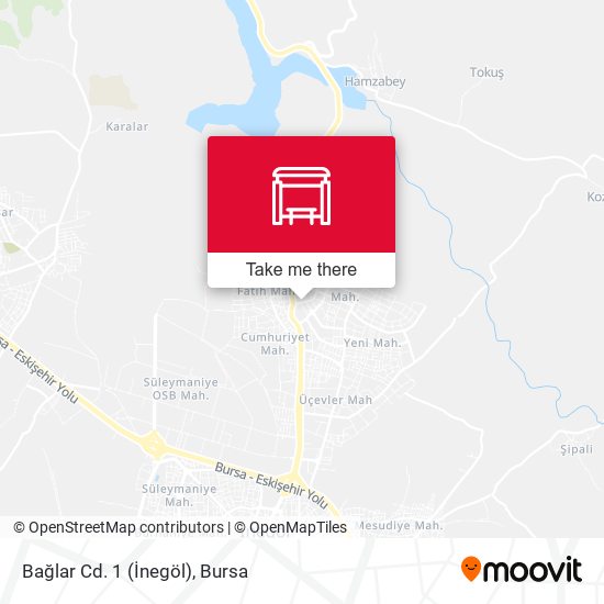 Bağlar Cd. 1 (İnegöl) map