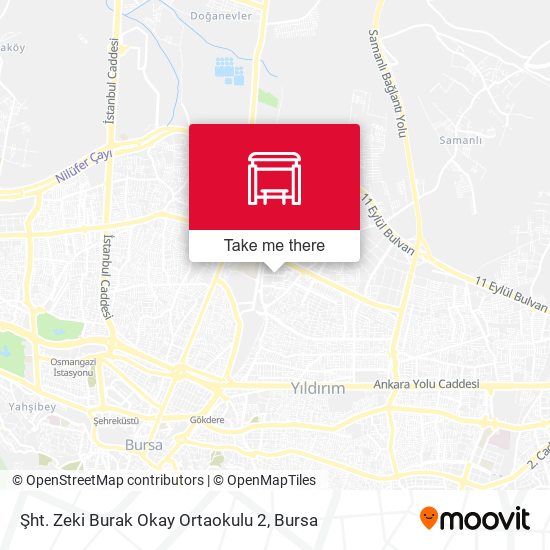 Şht. Zeki Burak Okay Ortaokulu 2 map