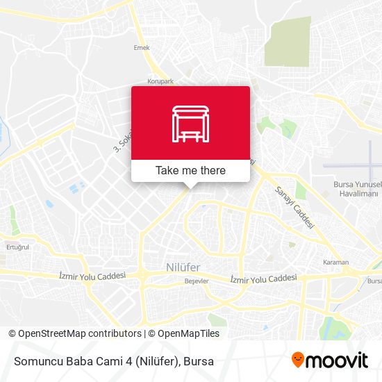 Somuncu Baba Cami 4 (Nilüfer) map