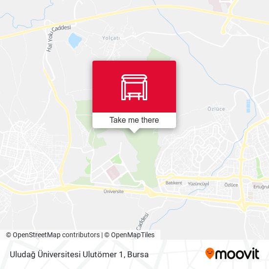 Uludağ Üniversitesi Ulutömer 1 map