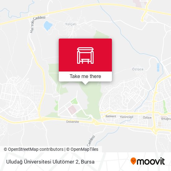 Uludağ Üniversitesi Ulutömer 2 map