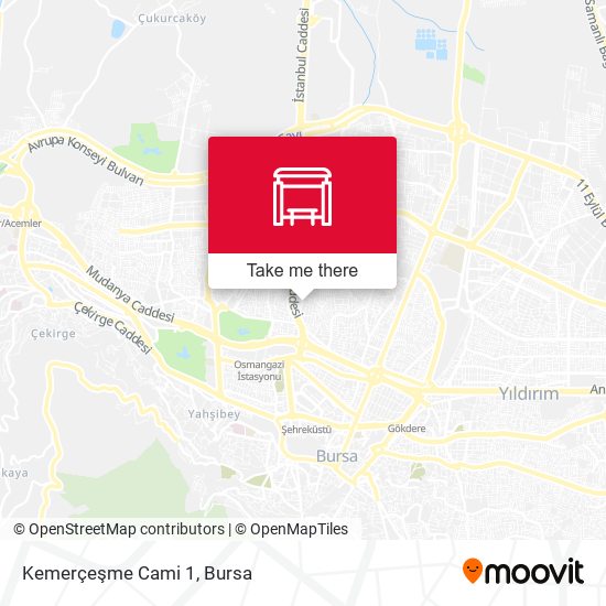 Kemerçeşme Cami 1 map