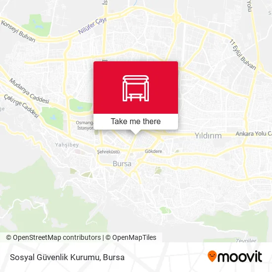Sosyal Güvenlik Kurumu map