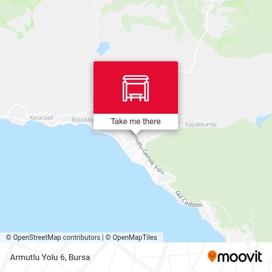 Armutlu Yolu 6 map