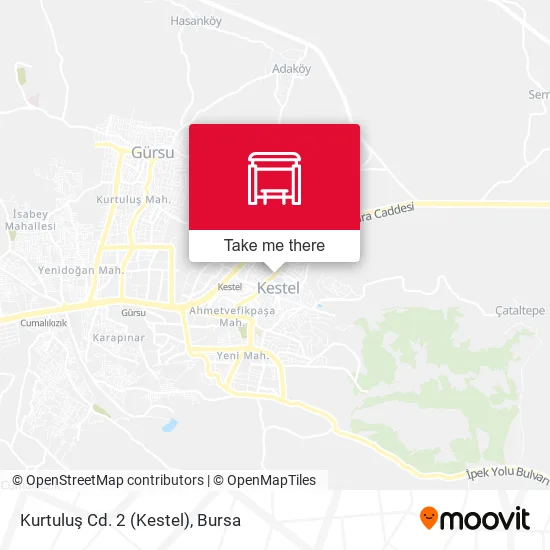 Kurtuluş Cd. 2 (Kestel) map
