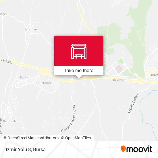 İzmir Yolu 8 map