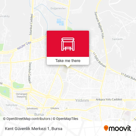 Kent Güvenlik Merkezi 1 map