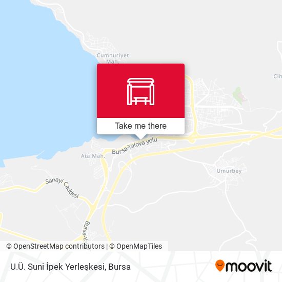 U.Ü. Suni İpek Yerleşkesi map