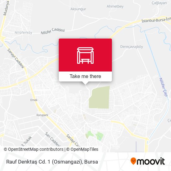 Rauf Denktaş Cd. 1 (Osmangazi) map