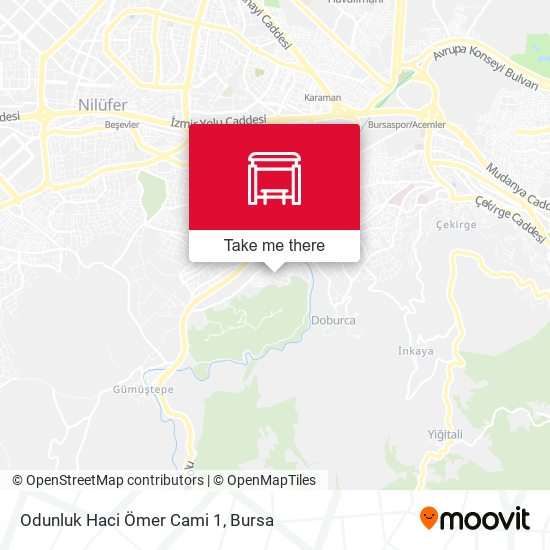 Odunluk Haci Ömer Cami 1 map