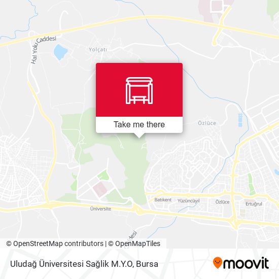 Uludağ Üniversitesi Sağlik M.Y.O map