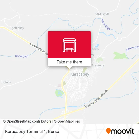 Karacabey Terminal 1 map