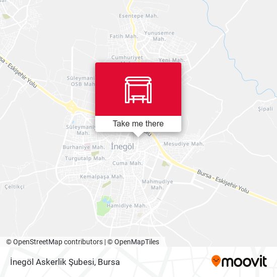 İnegöl Askerlik Şubesi map