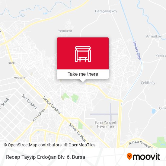 Recep Tayyip Erdoğan Blv. 6 map