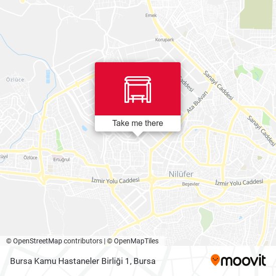 Bursa Kamu Hastaneler Birliği 1 map