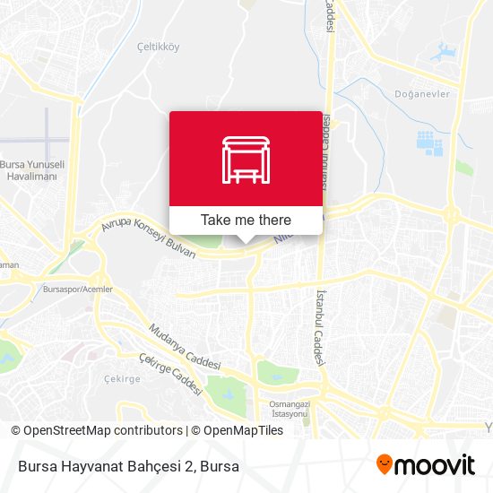 Bursa Hayvanat Bahçesi 2 map