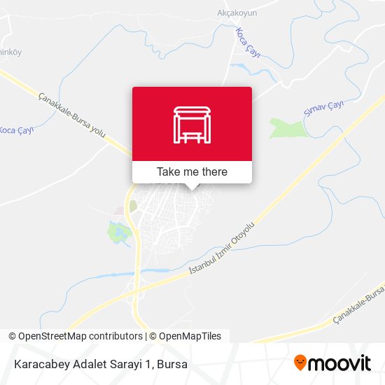 Karacabey Adalet Sarayi 1 map