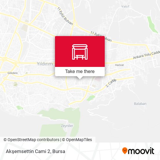Akşemsettin Cami 2 map