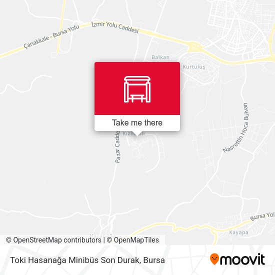 Toki Hasanağa Minibüs Son Durak map